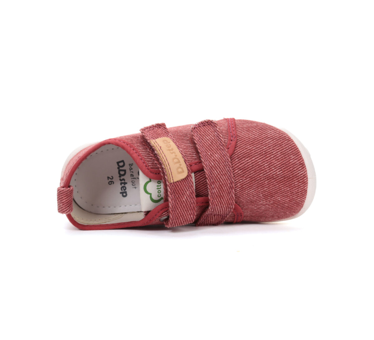 D.D.Step puuvillasest kangast sisejalatsid, raspberry 086 D.D.Step puuvillasest kangast sisejalatsid, raspberry 086 D.D.Step - HellyK - Kvaliteetsed lasteriided, villariided, barefoot jalatsid