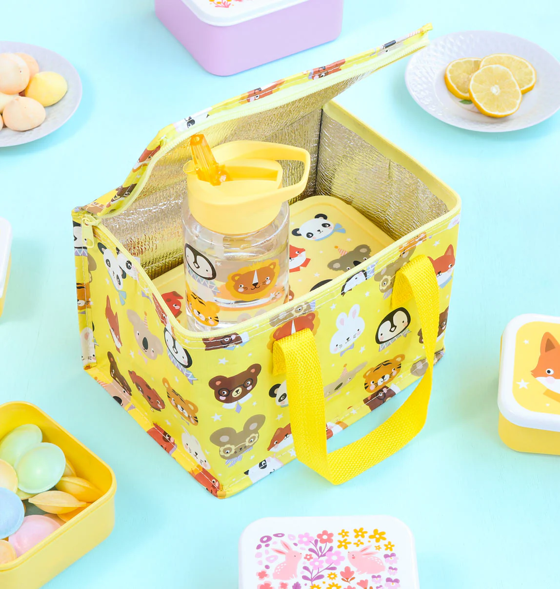 A Little Lovely Company toidukott, animal friends Kodumaailm ja muud tarvikud - HellyK - Kvaliteetsed lasteriided, villariided, barefoot jalatsid