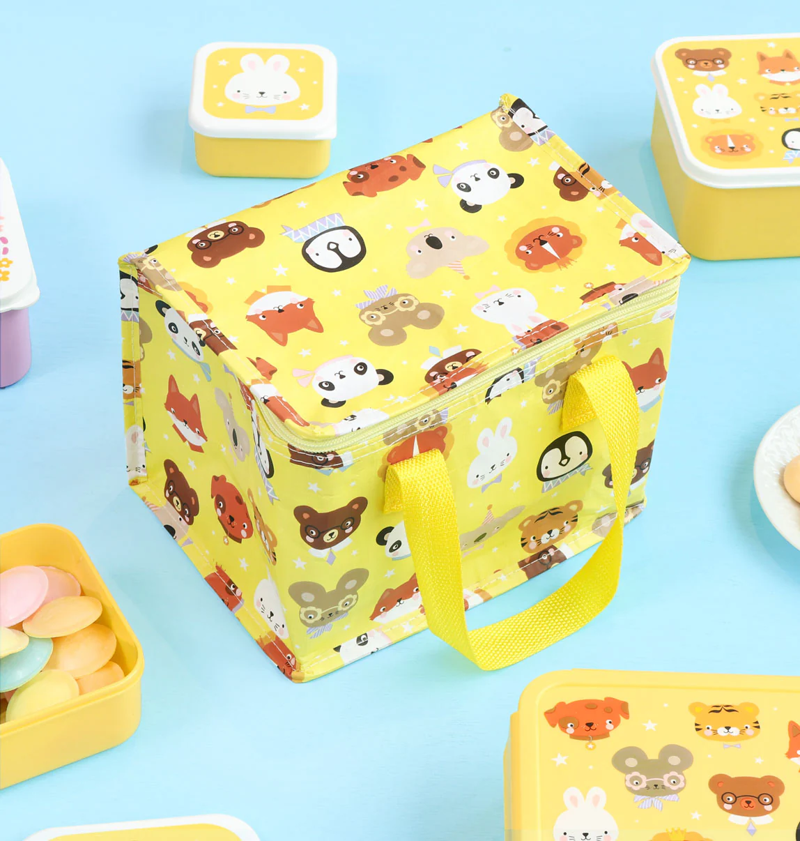 A Little Lovely Company toidukott, animal friends Kodumaailm ja muud tarvikud - HellyK - Kvaliteetsed lasteriided, villariided, barefoot jalatsid