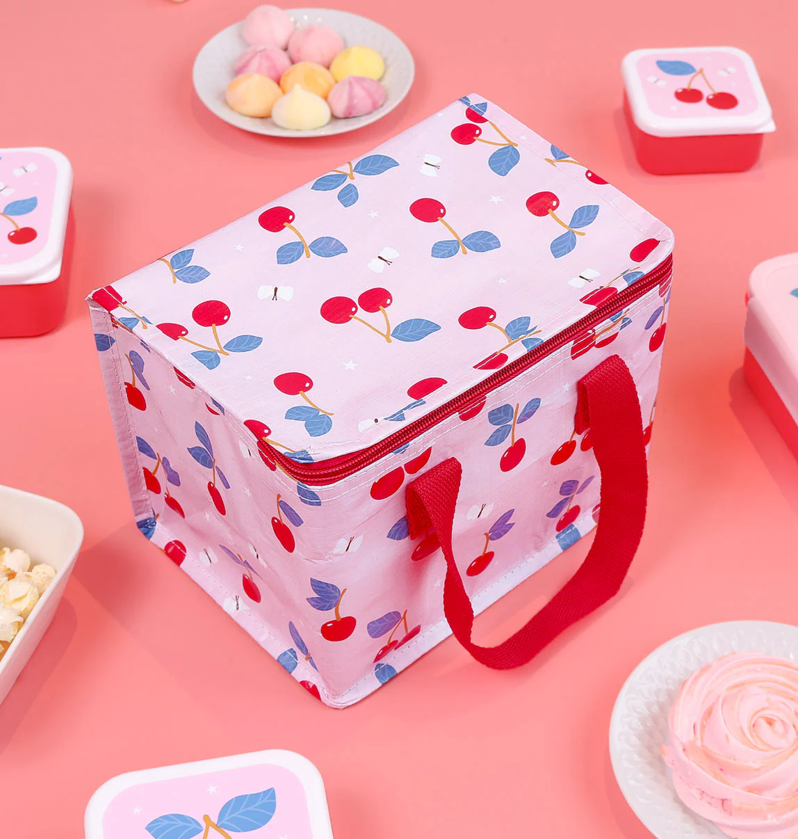 A Little Lovely Company toidukott, cherries Kodumaailm ja muud tarvikud - HellyK - Kvaliteetsed lasteriided, villariided, barefoot jalatsid