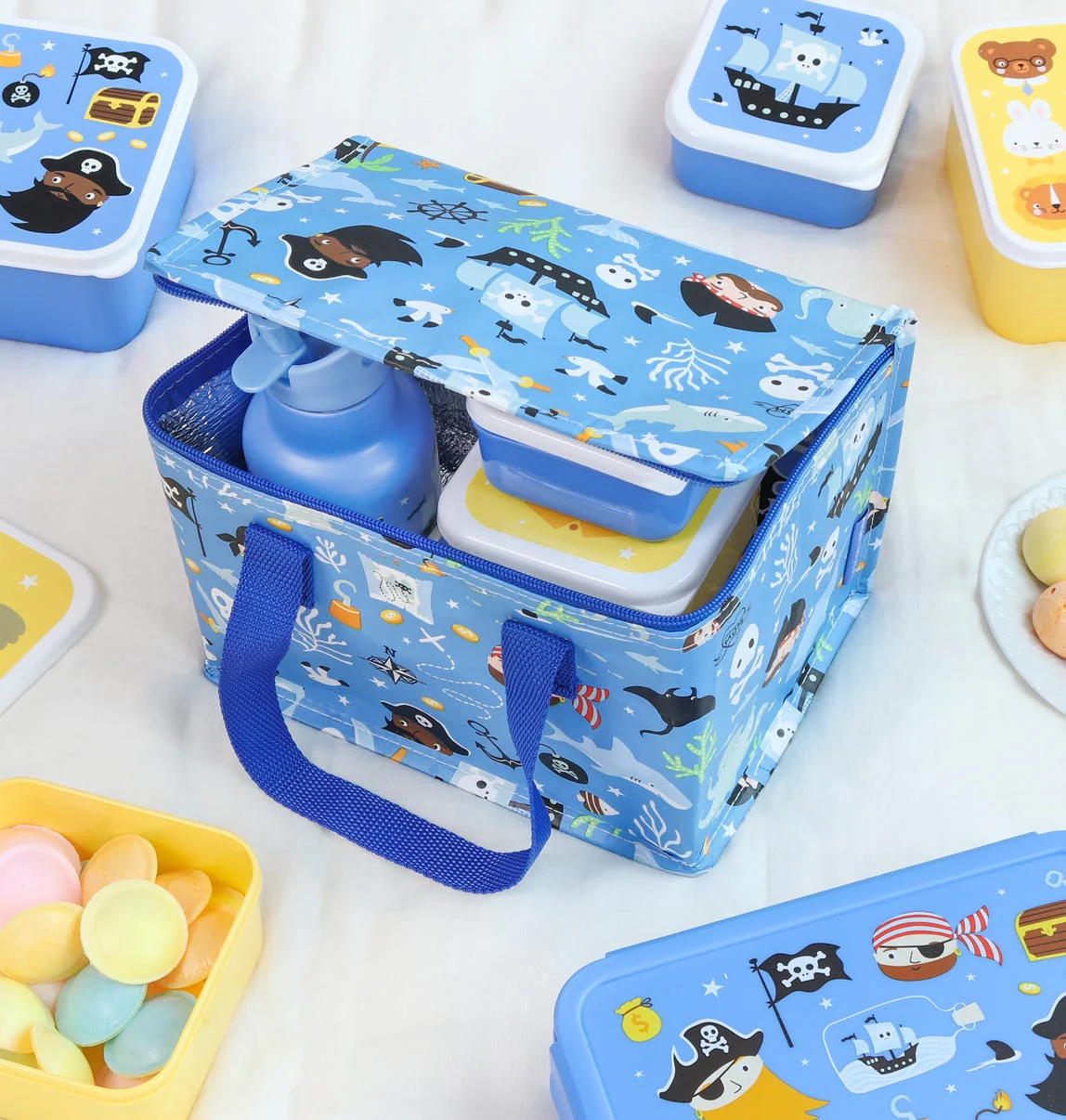 A Little Lovely Company toidukott, pirates Kodumaailm ja muud tarvikud - HellyK - Kvaliteetsed lasteriided, villariided, barefoot jalatsid