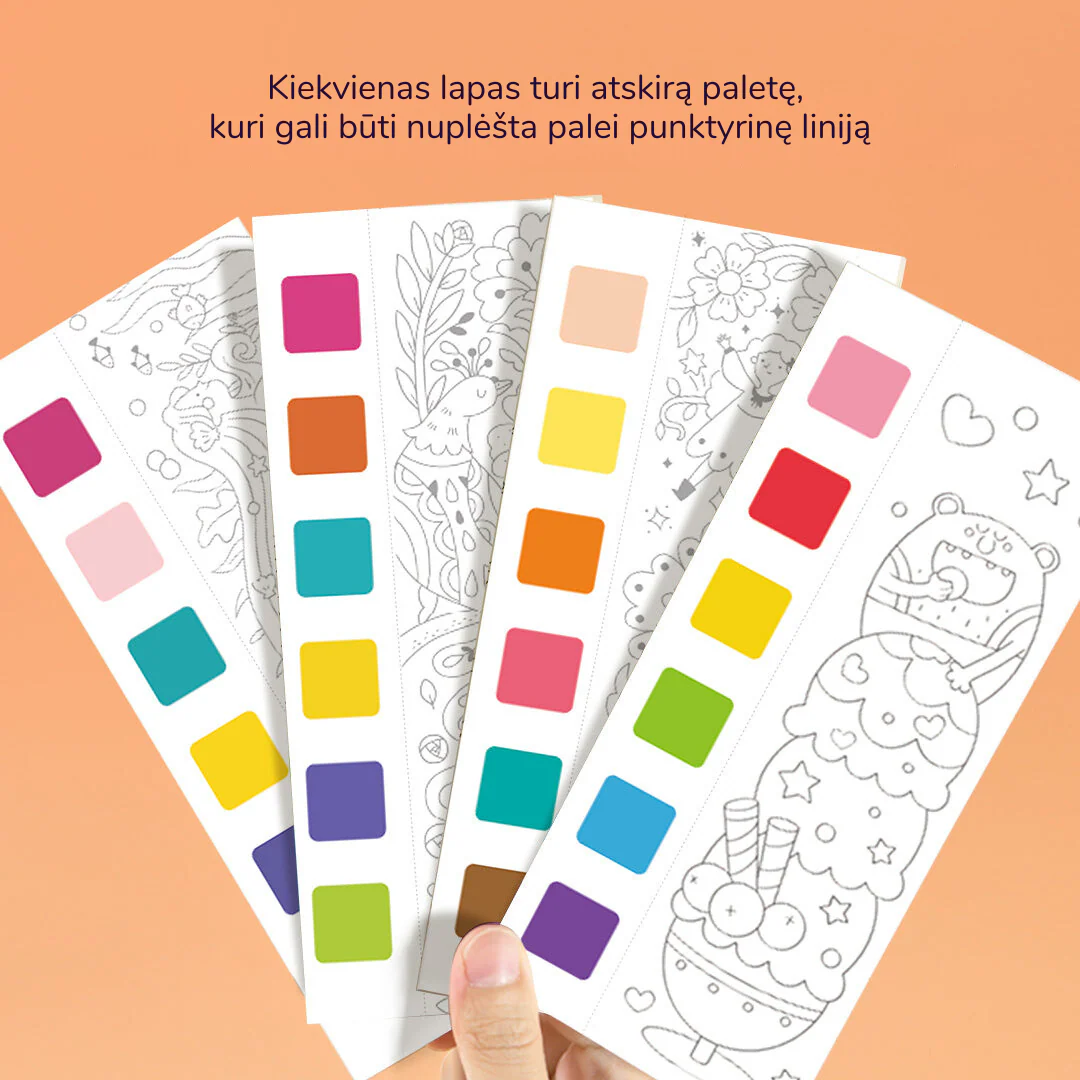 Mideer akvarellmaalikomplekt, nõiutud aed Joonistustarbed / meisterdamine / käsitöö - HellyK - Kvaliteetsed lasteriided, villariided, barefoot jalatsid