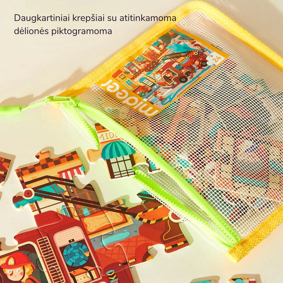 Mideer Level Up! pusle, sõidukid 4. tase Mänguasjad - HellyK - Kvaliteetsed lasteriided, villariided, barefoot jalatsid