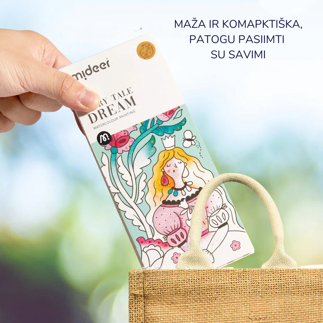 Mideer akvarellmaalikomplekt, imeline mets Joonistustarbed / meisterdamine / käsitöö - HellyK - Kvaliteetsed lasteriided, villariided, barefoot jalatsid