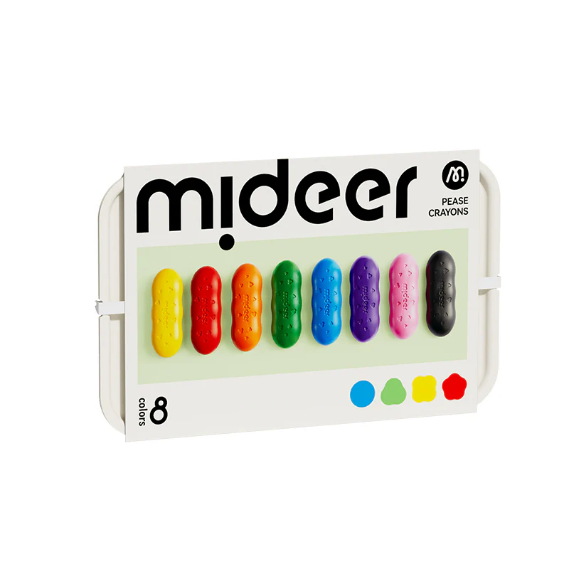 Mideer mesilasvahast kriidid, 8 värvi Joonistustarbed / meisterdamine / käsitöö - HellyK - Kvaliteetsed lasteriided, villariided, barefoot jalatsid