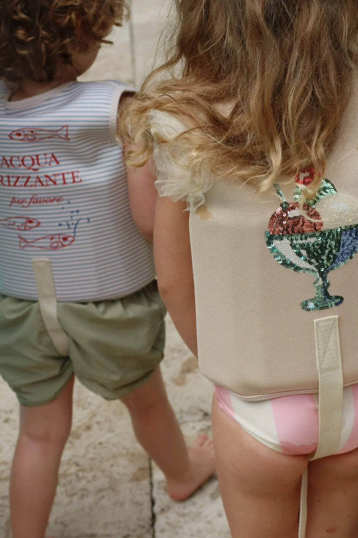 Konges Slojd ujumisvest lastele Ellis, stripe bluie Lasteriided - HellyK - Kvaliteetsed lasteriided, villariided, barefoot jalatsid