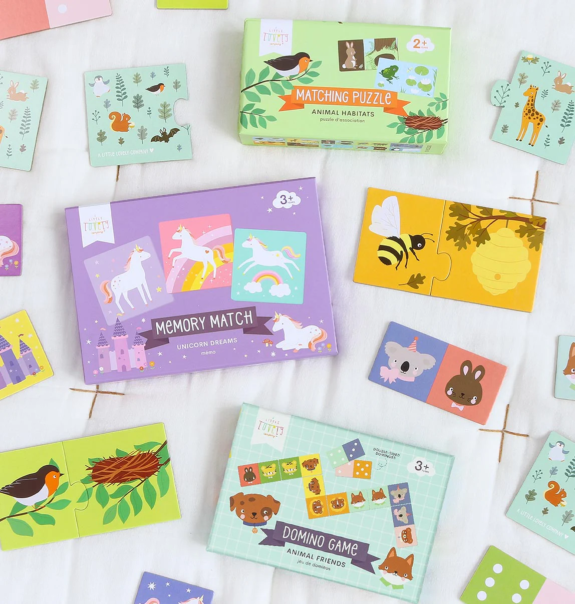 A Little Lovely Company memoriin, unicorn dreams A Little Lovely Company memoriin, unicorn dreams Mänguasjad - HellyK - Kvaliteetsed lasteriided, villariided, barefoot jalatsid