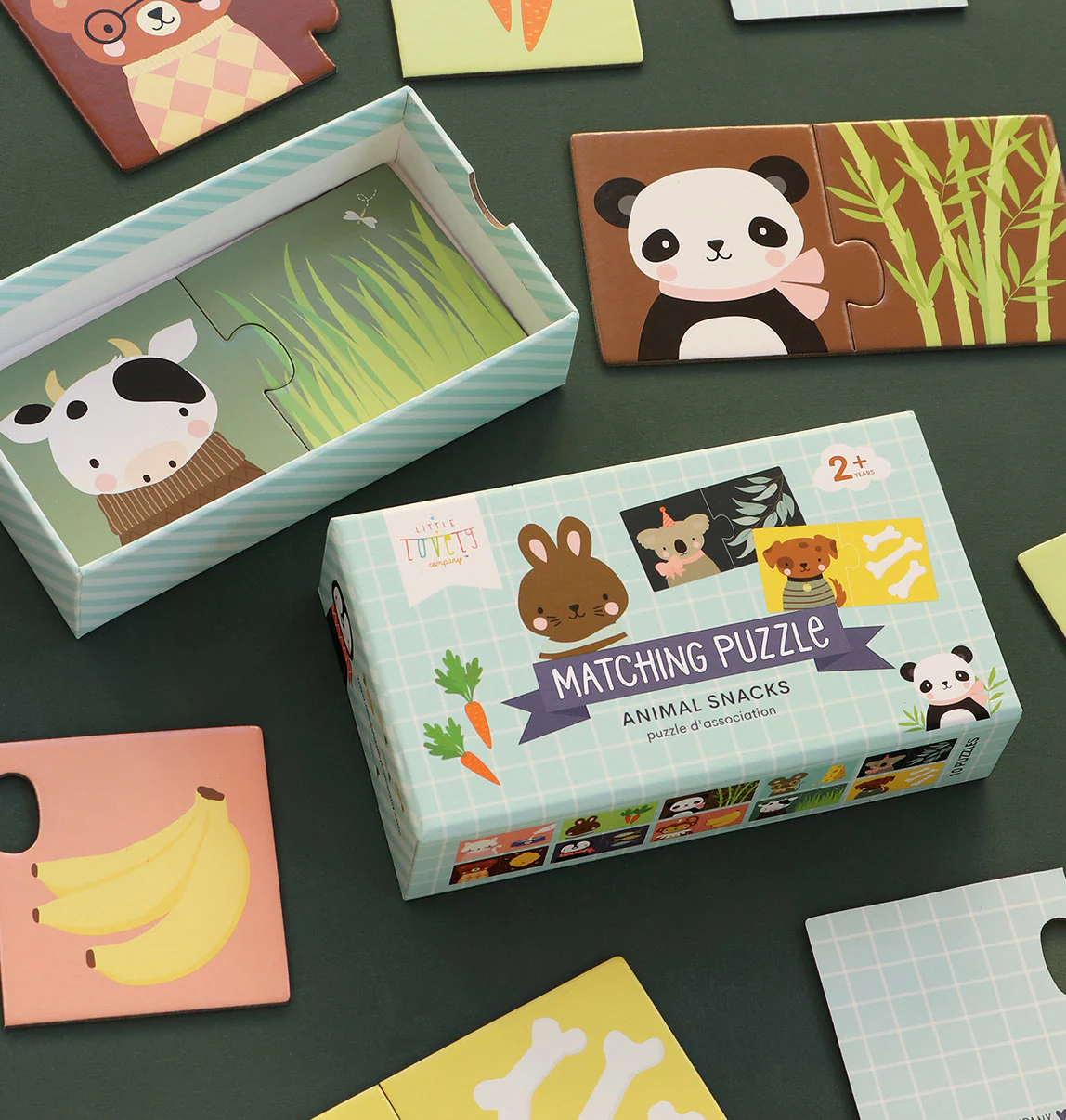 A Little Lovely Company sobituspusle, animal snacks Mänguasjad - HellyK - Kvaliteetsed lasteriided, villariided, barefoot jalatsid