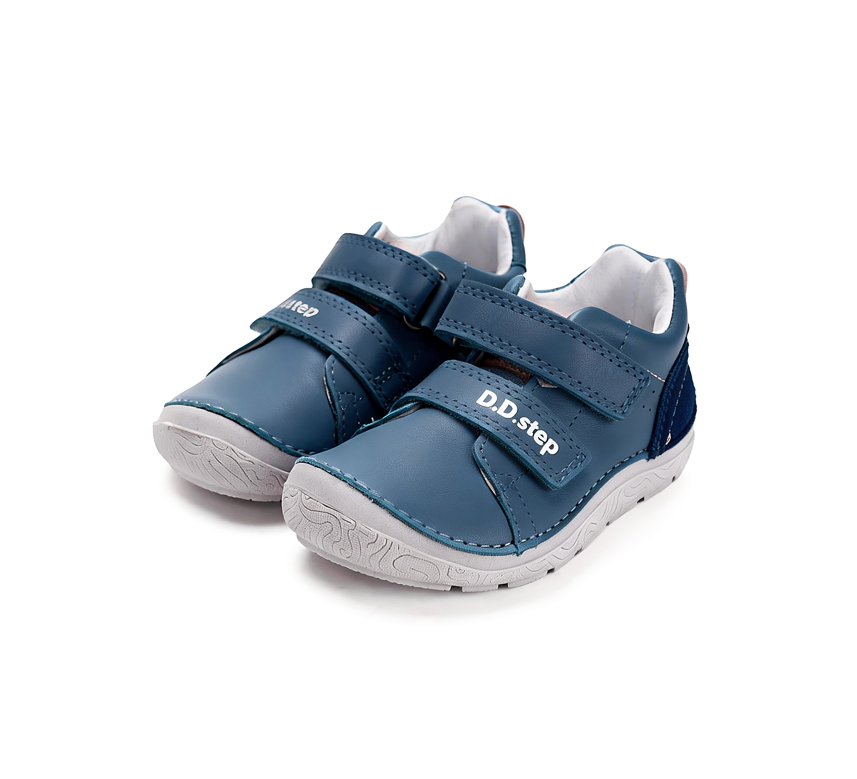 D.D.Step nahast tossud, royal blue 116 D.D.Step nahast tossud - HellyK - Kvaliteetsed lasteriided, villariided, barefoot jalatsid