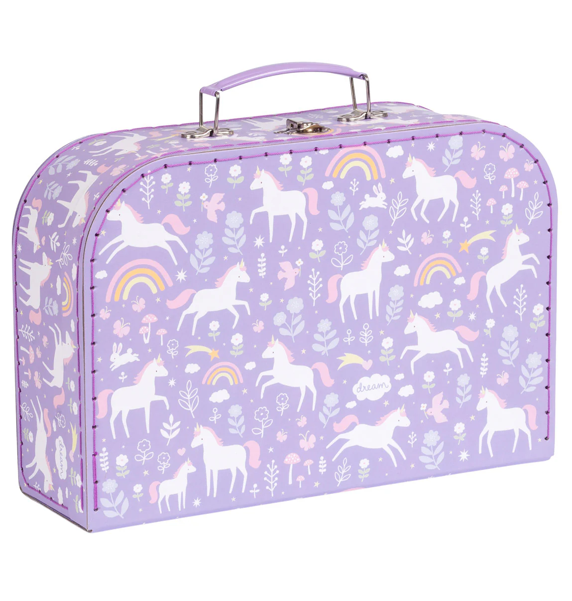 A Little Lovely Company kohvrikomplekt, unicorn dreams Kodumaailm ja muud tarvikud - HellyK - Kvaliteetsed lasteriided, villariided, barefoot jalatsid