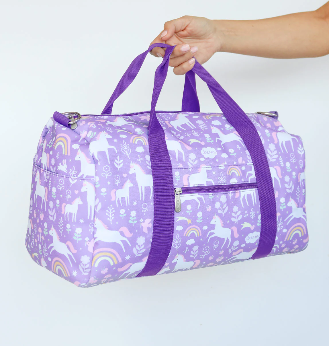 A Little Lovely Company reisikott, unicorn dreams Mänguasjad - HellyK - Kvaliteetsed lasteriided, villariided, barefoot jalatsid