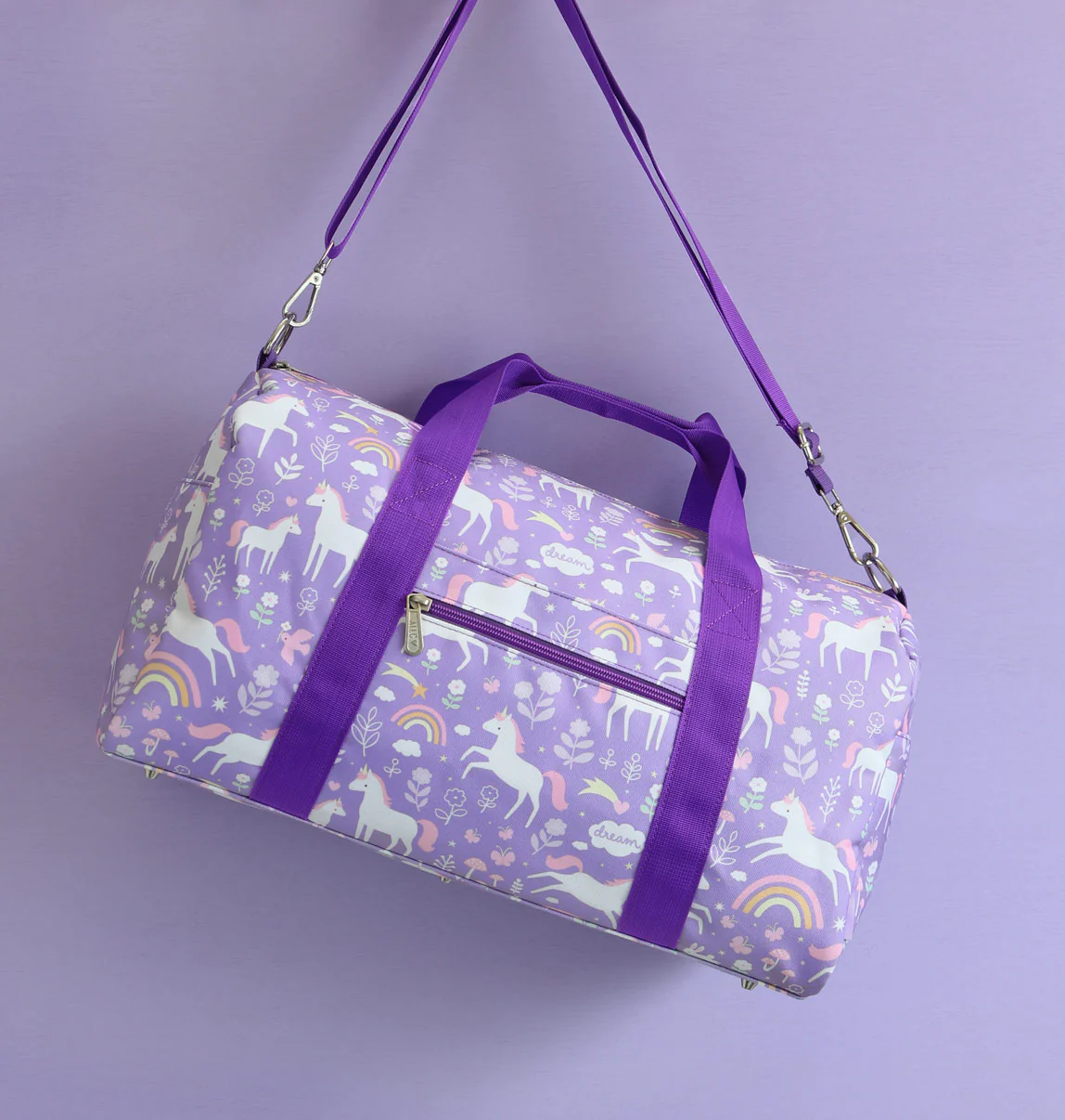 A Little Lovely Company reisikott, unicorn dreams Mänguasjad - HellyK - Kvaliteetsed lasteriided, villariided, barefoot jalatsid