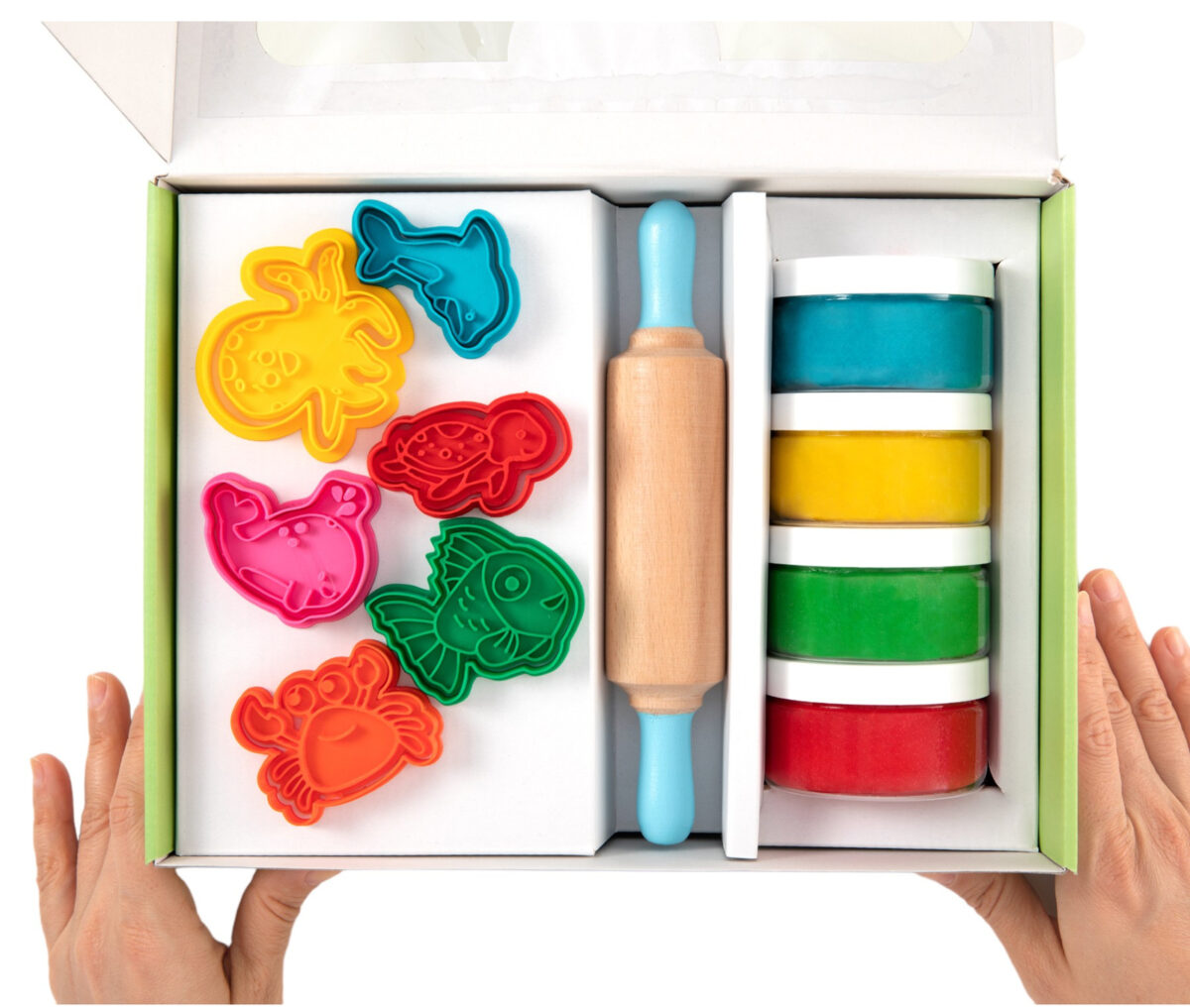 ChildGen naturaalne voolimismass – mereloomade komplekt Mänguasjad - HellyK - Kvaliteetsed lasteriided, villariided, barefoot jalatsid