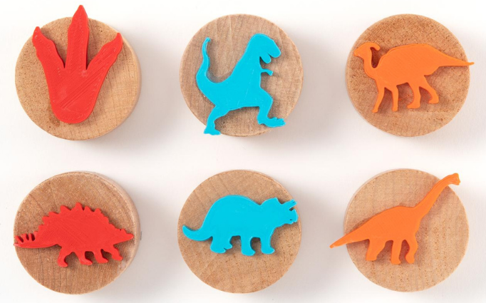 ChildGen ChildGen puidust templid – dinosaurused Mänguasjad - HellyK - Kvaliteetsed lasteriided, villariided, barefoot jalatsid