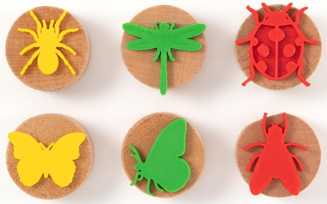 ChildGen ChildGen puidust templid – putukad Mänguasjad - HellyK - Kvaliteetsed lasteriided, villariided, barefoot jalatsid