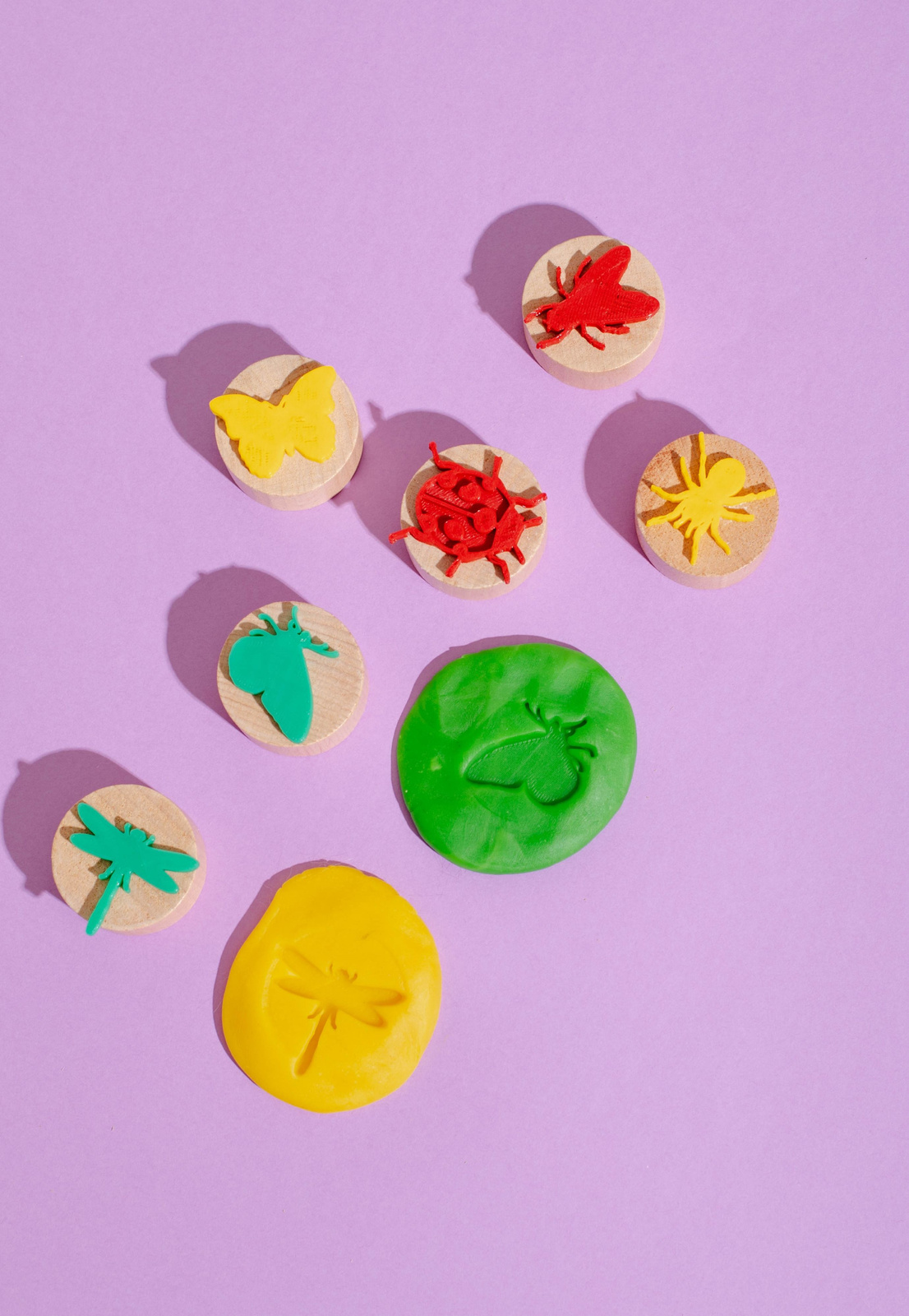 ChildGen ChildGen puidust templid – putukad Mänguasjad - HellyK - Kvaliteetsed lasteriided, villariided, barefoot jalatsid