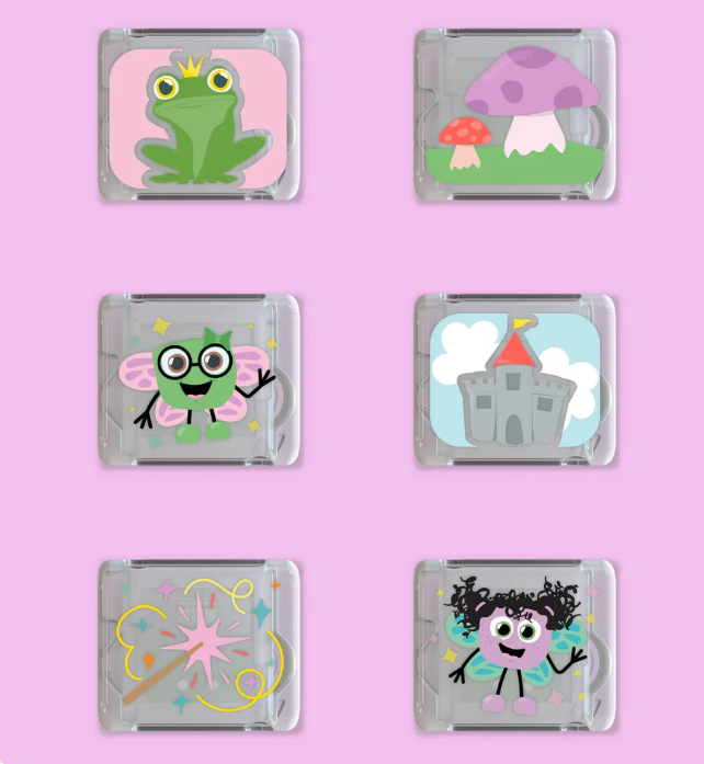 Glo Pals sensoorsed valguskuubikud vanni – Fairy Edition Glo Pals helendavad valguskuubikud - HellyK - Kvaliteetsed lasteriided, villariided, barefoot jalatsid