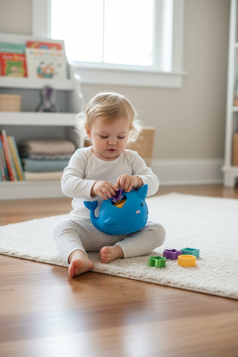Jellystone narvali kujuline kujundite sorteerija, bright Jellystone narvali kujuline kujundite sorteerija, bright Mänguasjad - HellyK - Kvaliteetsed lasteriided, villariided, barefoot jalatsid