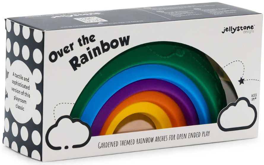 Jellystone, Over the rainbow, bright Mänguasjad - HellyK - Kvaliteetsed lasteriided, villariided, barefoot jalatsid