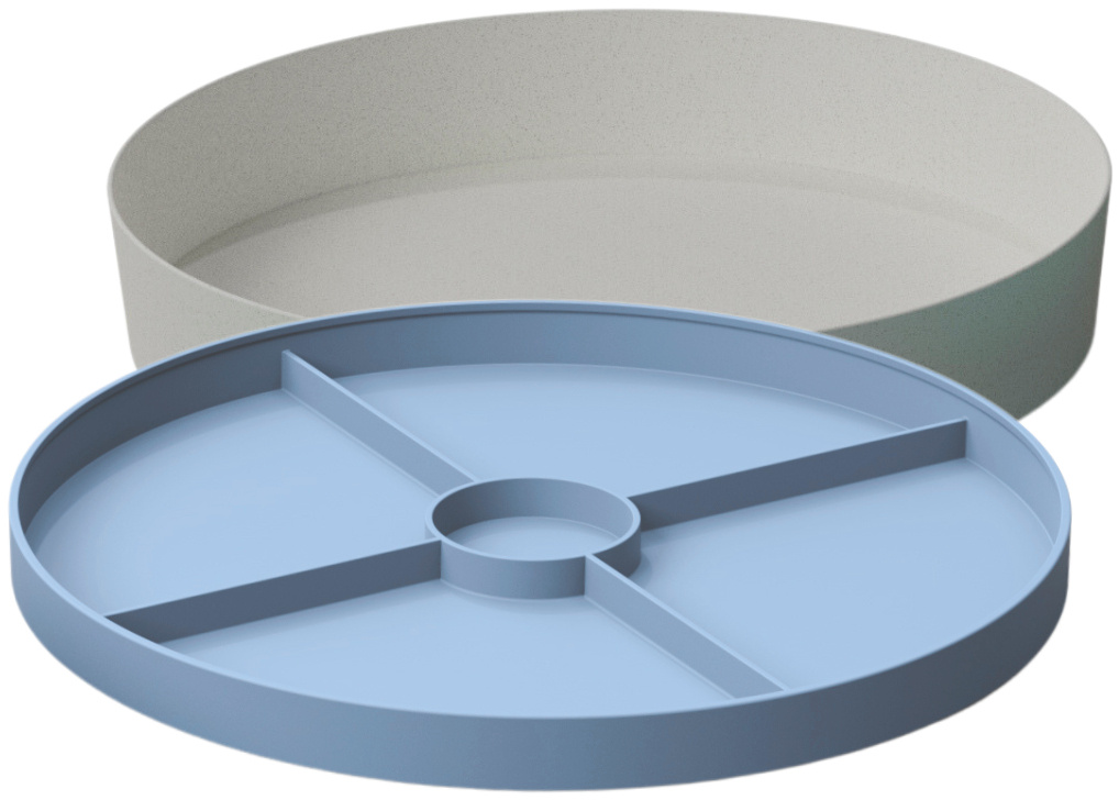 Jellystone mängualus 2-ühes sensoorne alus, pehme sinine Mänguasjad - HellyK - Kvaliteetsed lasteriided, villariided, barefoot jalatsid