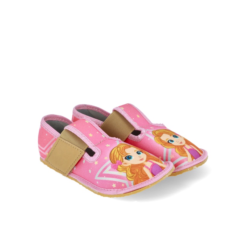 Crave sisejalats elastic, pink doll Laste barefoot-jalatsid - HellyK - Kvaliteetsed lasteriided, villariided, barefoot jalatsid