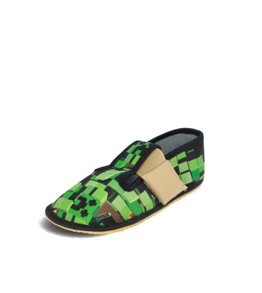 Crave sisejalats elastic, cubes Laste barefoot-jalatsid - HellyK - Kvaliteetsed lasteriided, villariided, barefoot jalatsid