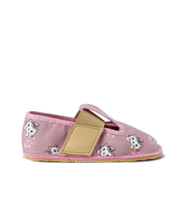 Crave sisejalats elastic, pink cat Laste barefoot-jalatsid - HellyK - Kvaliteetsed lasteriided, villariided, barefoot jalatsid