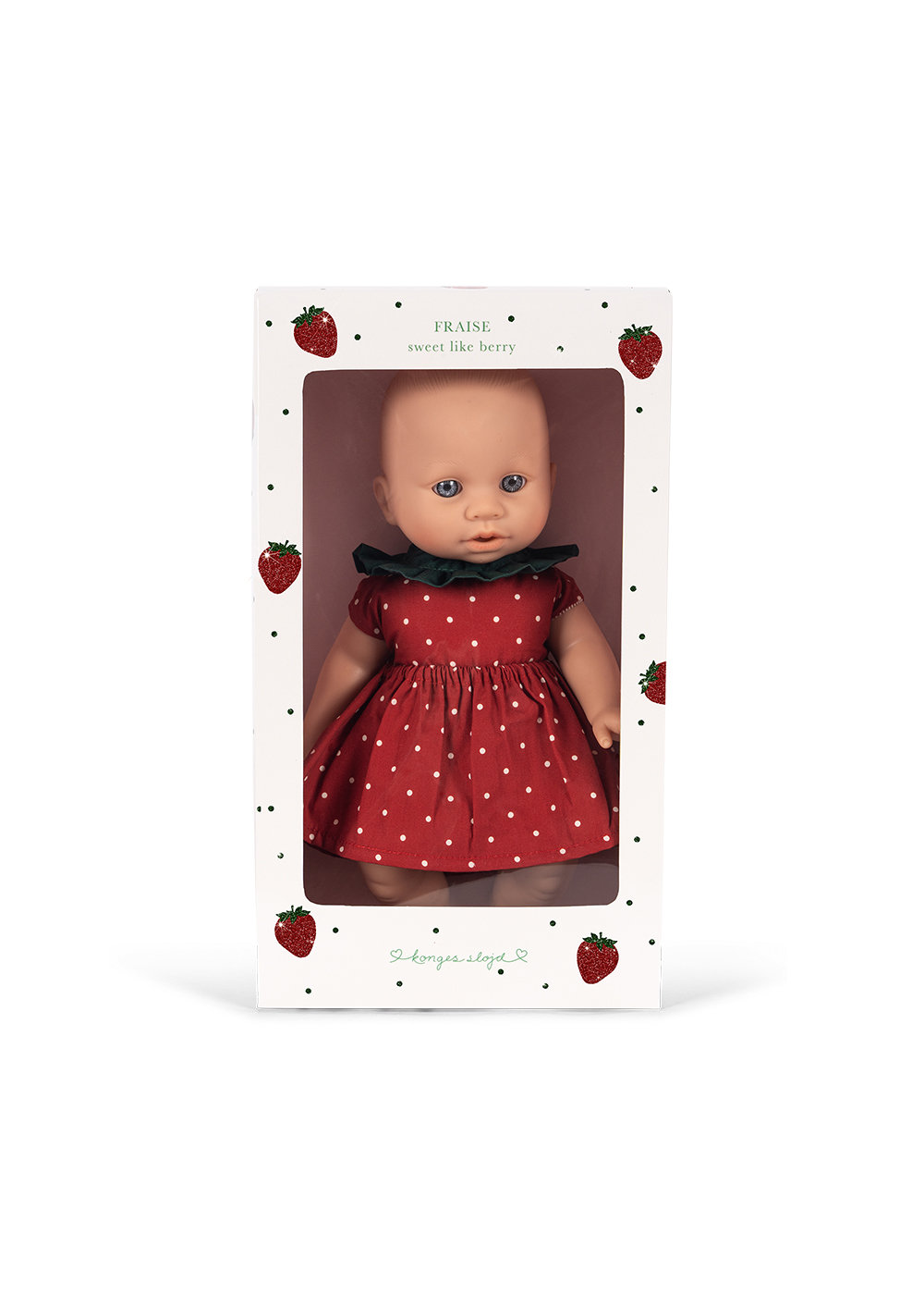 Konges Slojd beebinukk Fraise Konges Slojd beebinukk Fraise Mänguasjad - HellyK - Kvaliteetsed lasteriided, villariided, barefoot jalatsid