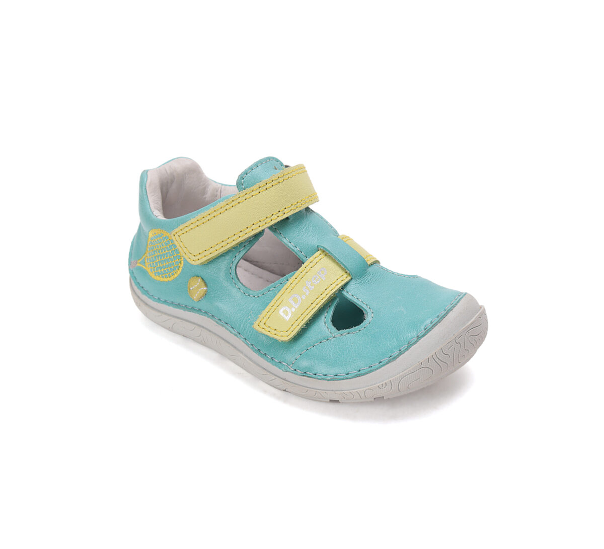 D.D. Step nahast sandaalid, turquoise 116 D.D. Step nahast sandaalid, turquoise 116 D.D.Step - HellyK - Kvaliteetsed lasteriided, villariided, barefoot jalatsid