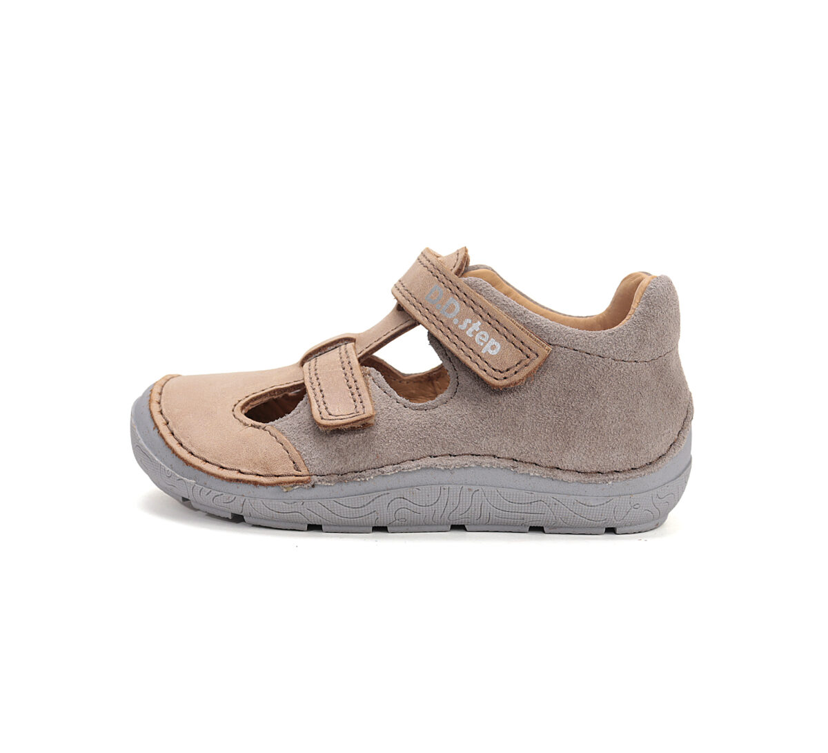 D.D. Step nahast sandaalid, chocolate 116 D.D.Step - HellyK - Kvaliteetsed lasteriided, villariided, barefoot jalatsid