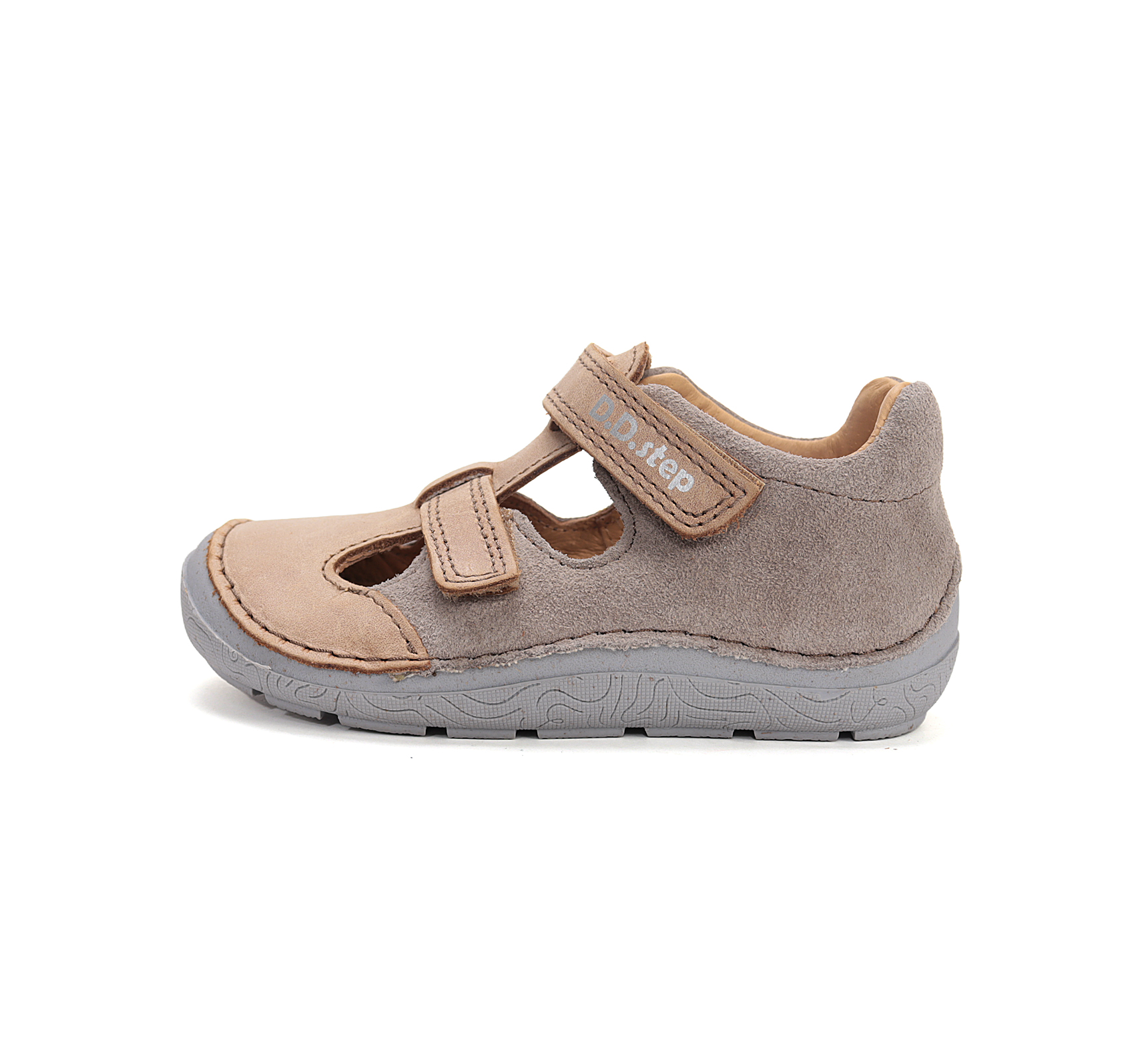 D.D. Step nahast sandaalid, chocolate 116 D.D. Step nahast sandaalid, chocolate 116 D.D.Step - HellyK - Kvaliteetsed lasteriided, villariided, barefoot jalatsid