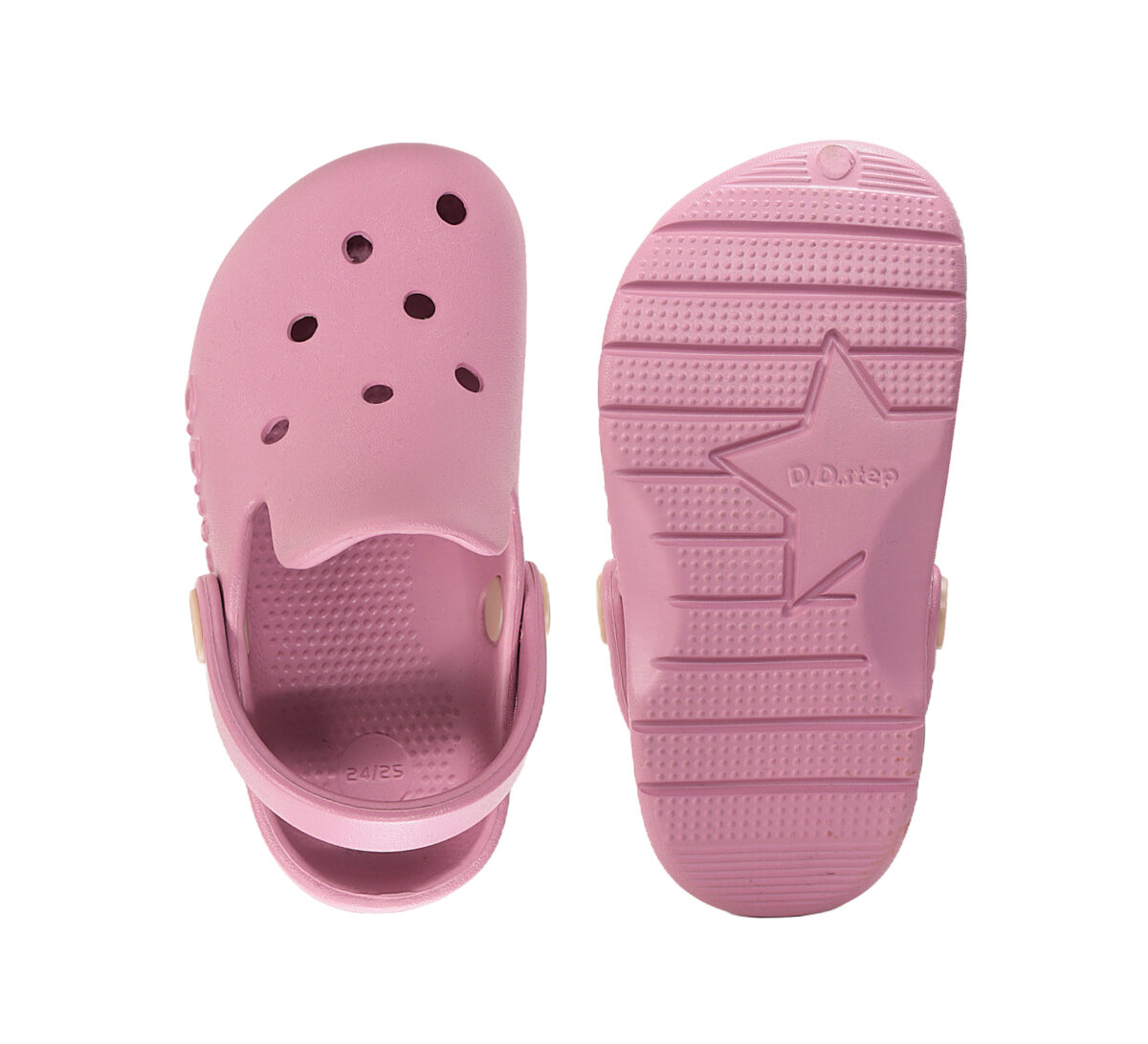 D.D step sandaalid, monet rose D.D step sandaalid, monet rose Plätud - HellyK - Kvaliteetsed lasteriided, villariided, barefoot jalatsid