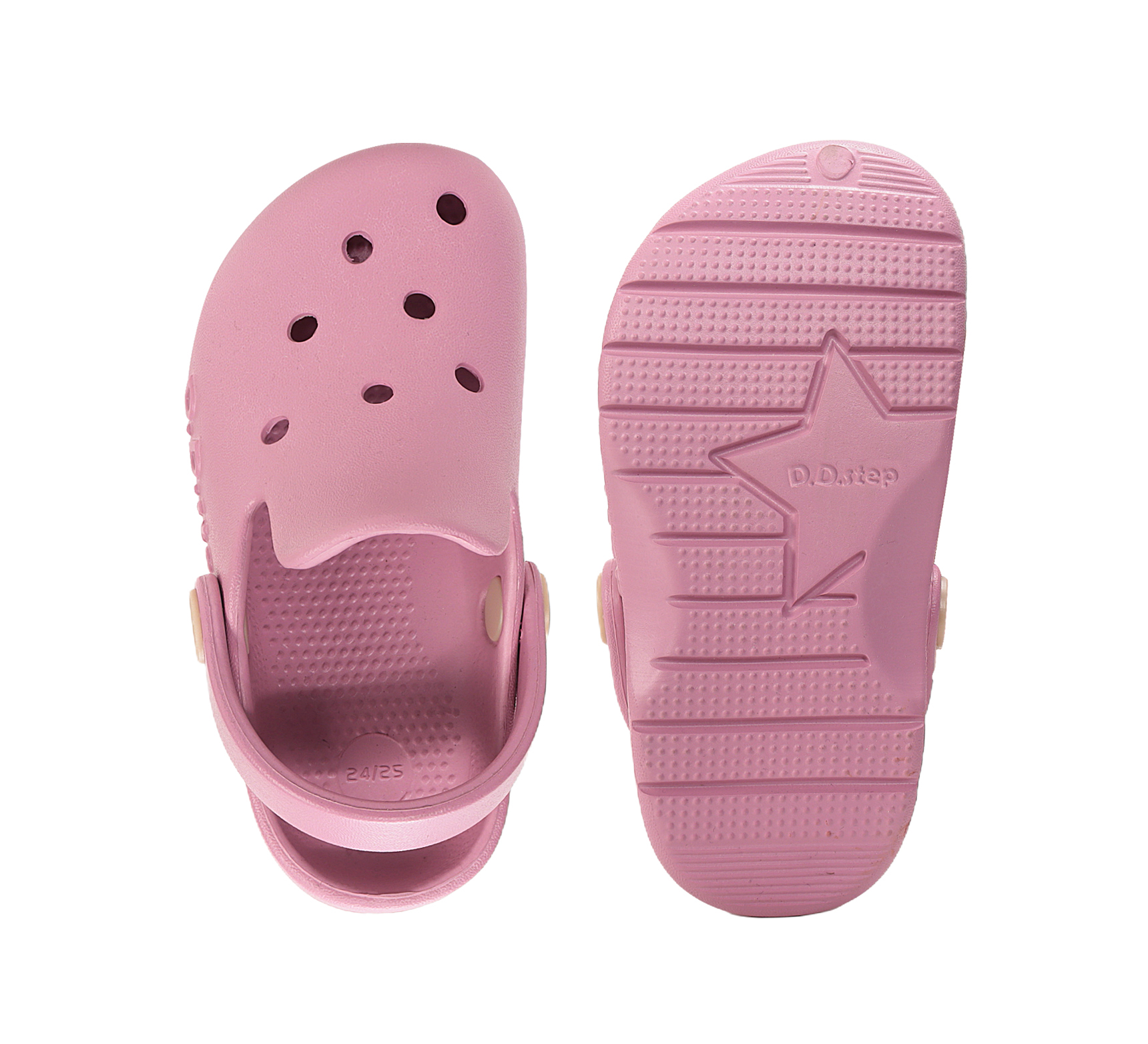 D.D step sandaalid, monet rose D.D step sandaalid, monet rose Plätud - HellyK - Kvaliteetsed lasteriided, villariided, barefoot jalatsid