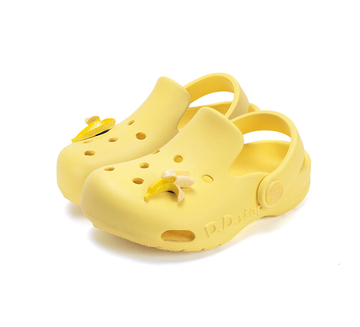 D.D step sandaalid, lemon/banaan Plätud - HellyK - Kvaliteetsed lasteriided, villariided, barefoot jalatsid