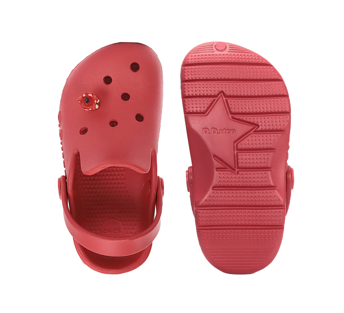 D.D step sandaalid, raspberry/õunasüda Plätud - HellyK - Kvaliteetsed lasteriided, villariided, barefoot jalatsid