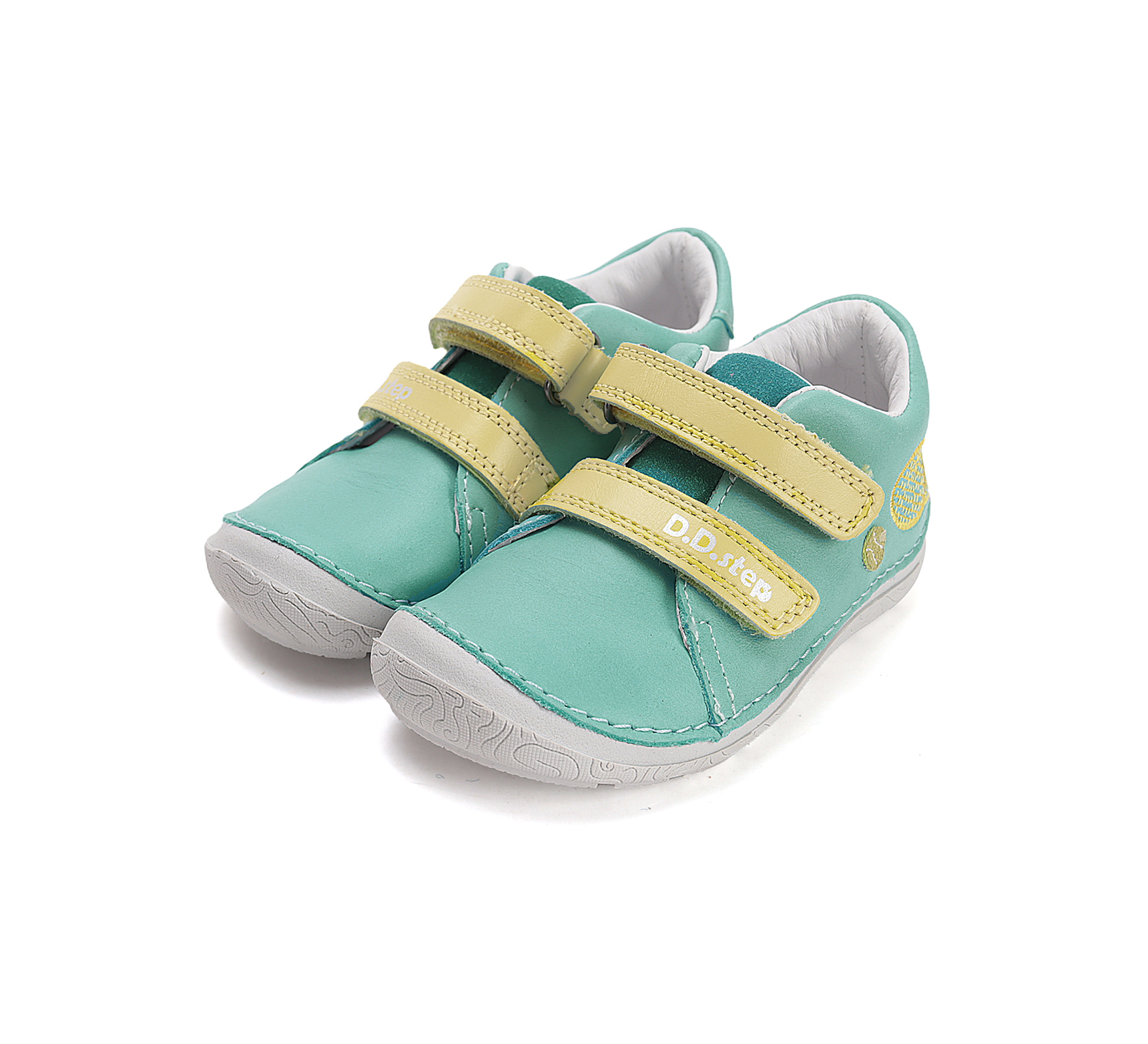 D.D.Step nahast tossud, turquoise 116 D.D.Step nahast tossud, turquoise 116 D.D.Step nahast tossud - HellyK - Kvaliteetsed lasteriided, villariided, barefoot jalatsid