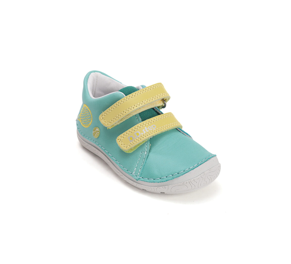 D.D.Step nahast tossud, turquoise 116 D.D.Step nahast tossud, turquoise 116 D.D.Step nahast tossud - HellyK - Kvaliteetsed lasteriided, villariided, barefoot jalatsid