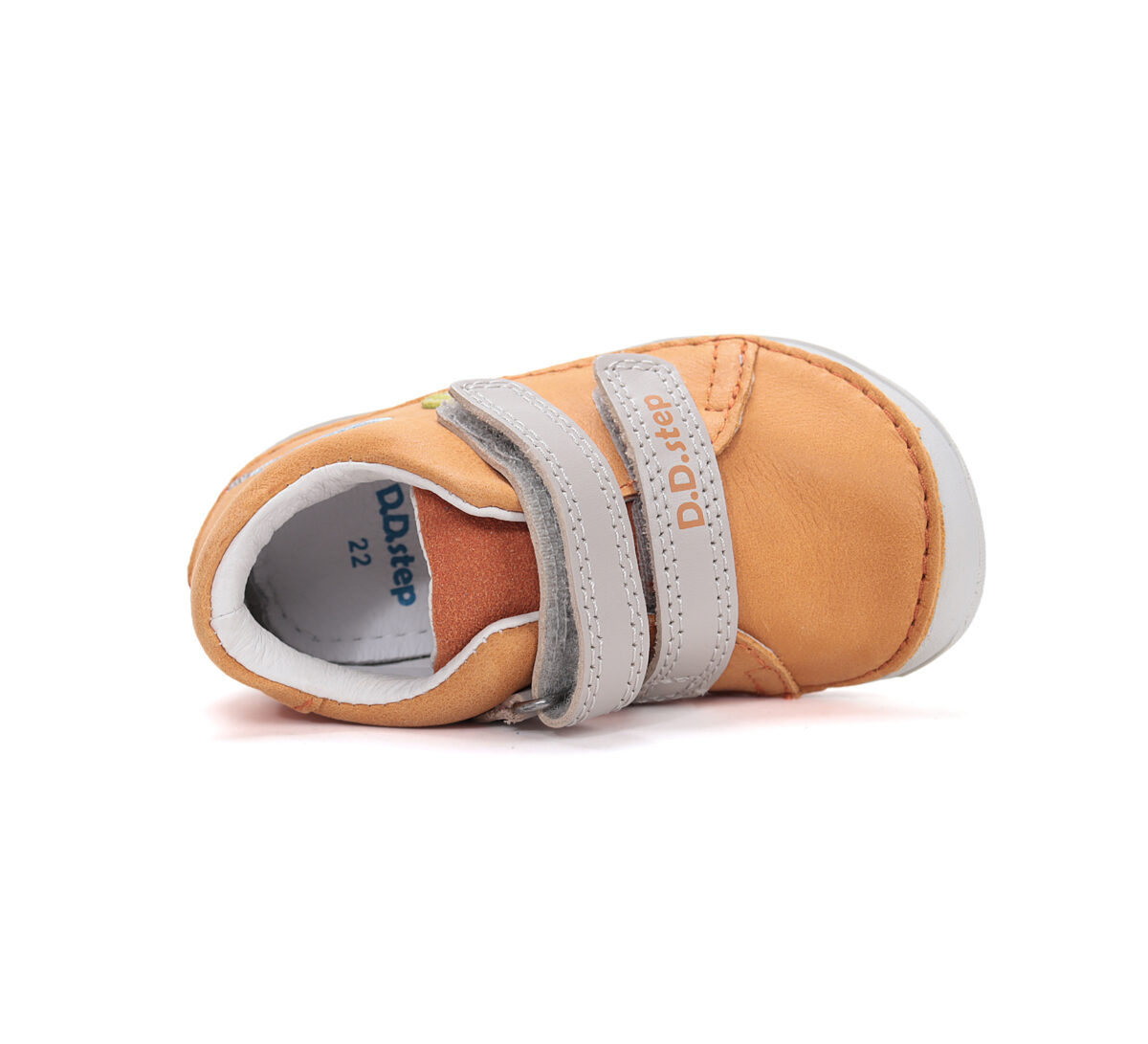 D.D.Step nahast tossud, orange 116 D.D.Step nahast tossud, orange 116 D.D.Step nahast tossud - HellyK - Kvaliteetsed lasteriided, villariided, barefoot jalatsid