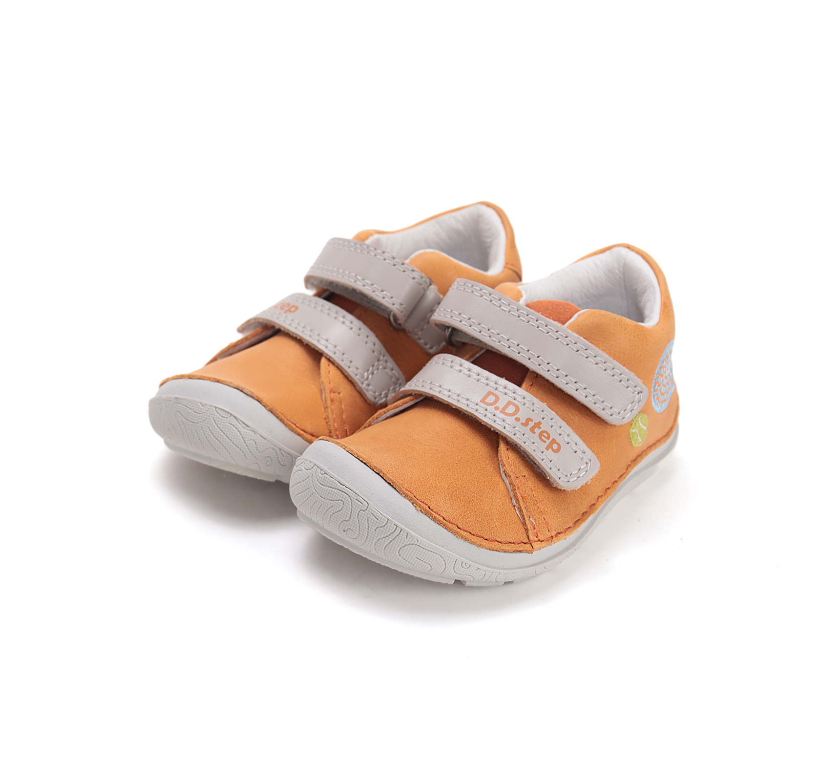 D.D.Step nahast tossud, orange 116 D.D.Step nahast tossud, orange 116 D.D.Step nahast tossud - HellyK - Kvaliteetsed lasteriided, villariided, barefoot jalatsid