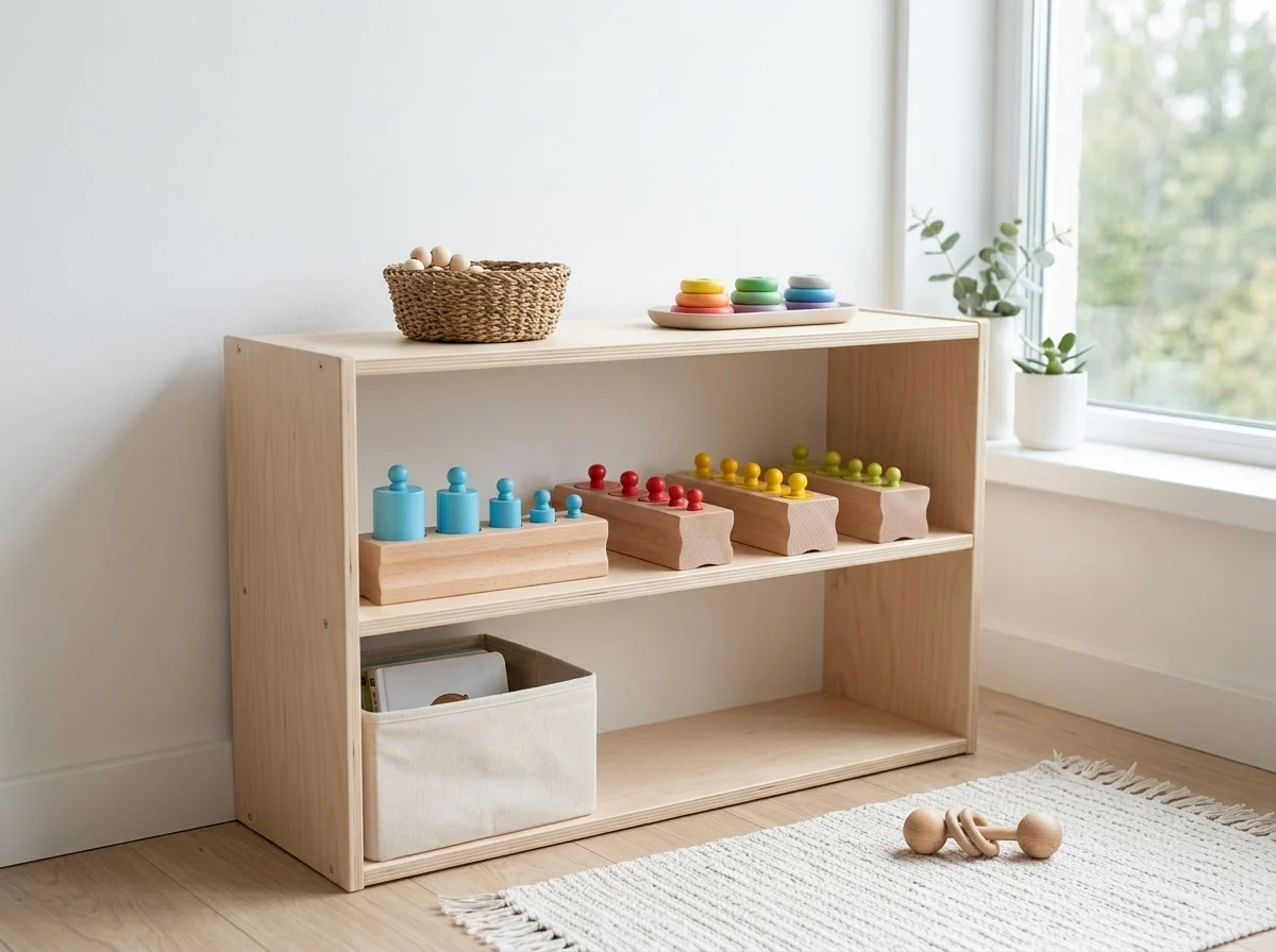 Korrastatud Montessori mängunurk