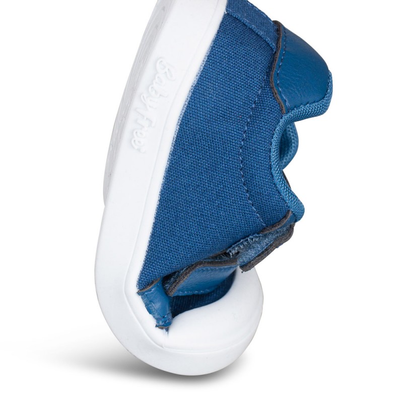 Chetto Baby Free tekstiilist tennised, azul Laste barefoot-jalatsid - HellyK - Kvaliteetsed lasteriided, villariided, barefoot jalatsid