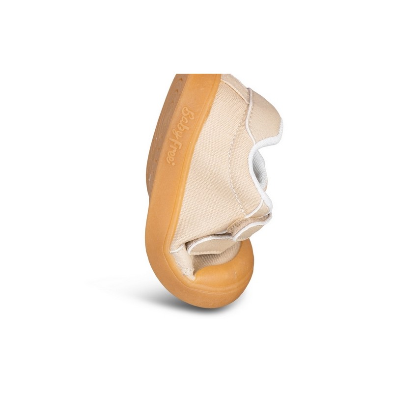 Chetto Baby Free tekstiilist tennised, beige Chetto Baby Free tekstiilist tennised, beige Laste barefoot-jalatsid - HellyK - Kvaliteetsed lasteriided, villariided, barefoot jalatsid