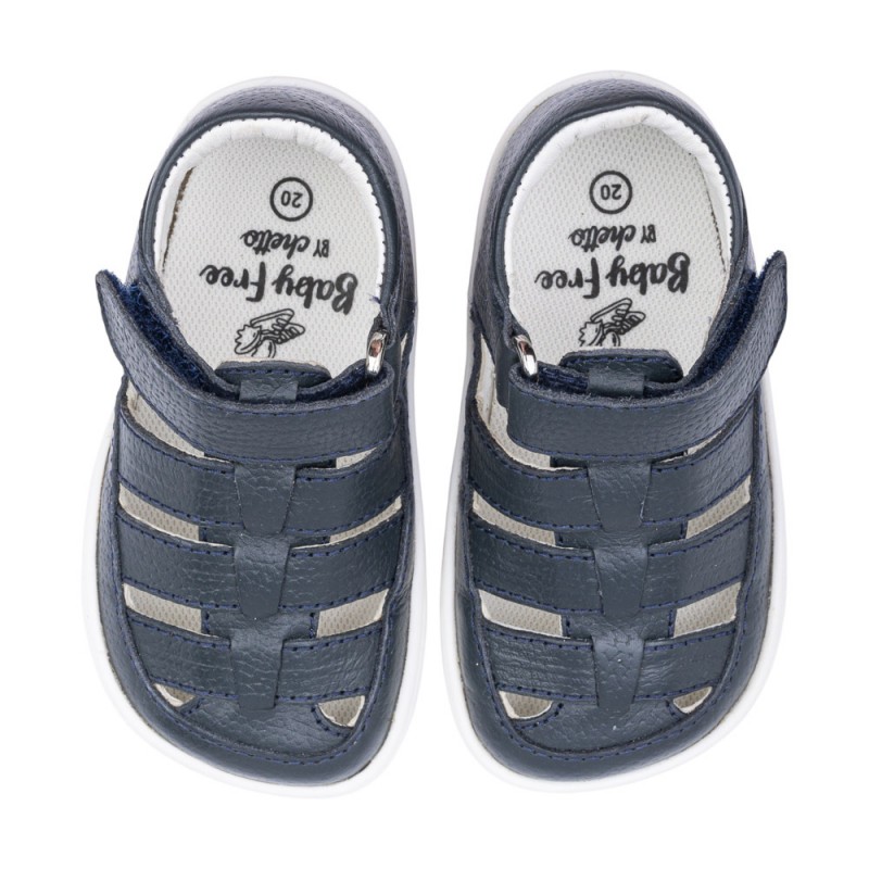 Chetto Baby Free nahast sandaalid, azul Chetto Baby Free nahast sandaalid, azul Laste barefoot-jalatsid - HellyK - Kvaliteetsed lasteriided, villariided, barefoot jalatsid