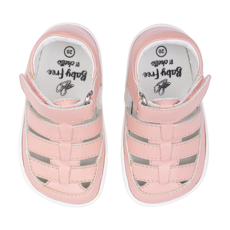 Chetto Baby Free nahast sandaalid, rosa Chetto Baby Free nahast sandaalid, rosa Laste barefoot-jalatsid - HellyK - Kvaliteetsed lasteriided, villariided, barefoot jalatsid