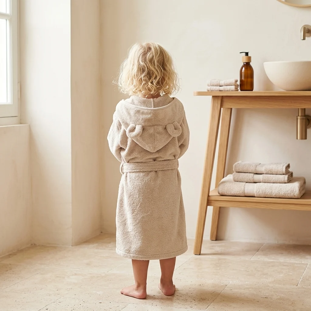 Laps pehmes vannirätis